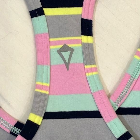 Ivivva by Lululemon size 12 Multicolor Striped Tank Top - Picture 10 of 13